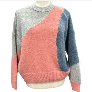 Top shop color block sweater